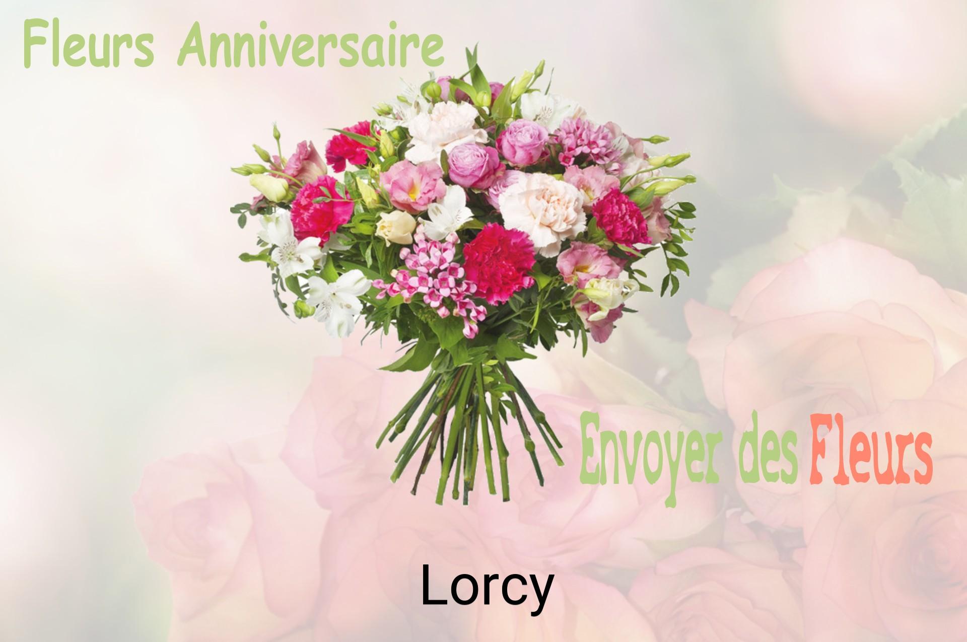 Bouquet de fleurs d’anniversaire livré à Lorcy